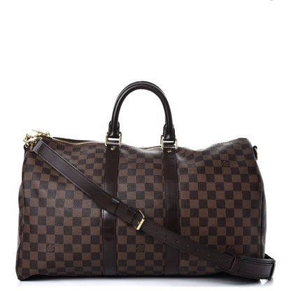 Louis Vuitton Damier Ebene Keepall Bandouliere 45 1 of 12