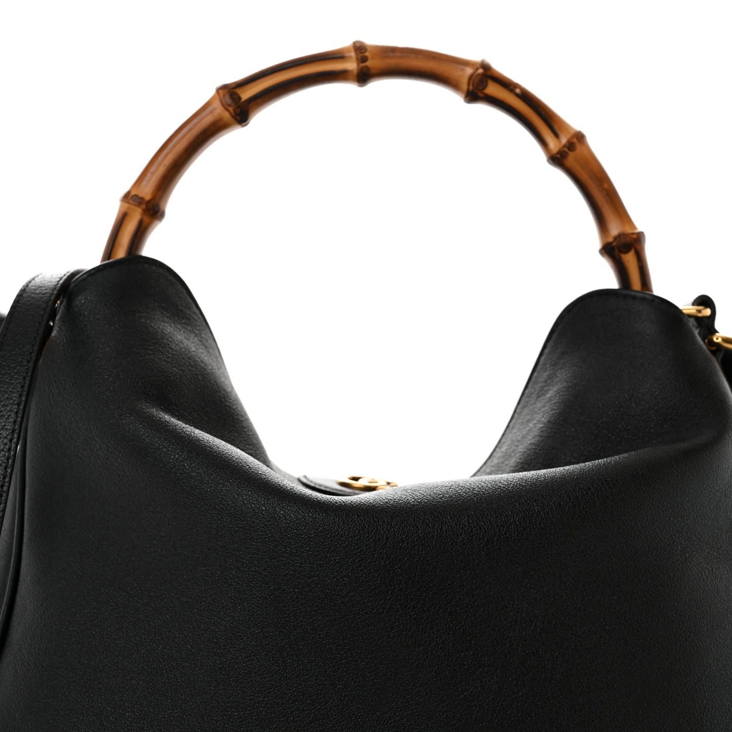 Softy Wonka Textured Dollar Calfskin Medium Diana Shoulder Bag Black Dusty Grey