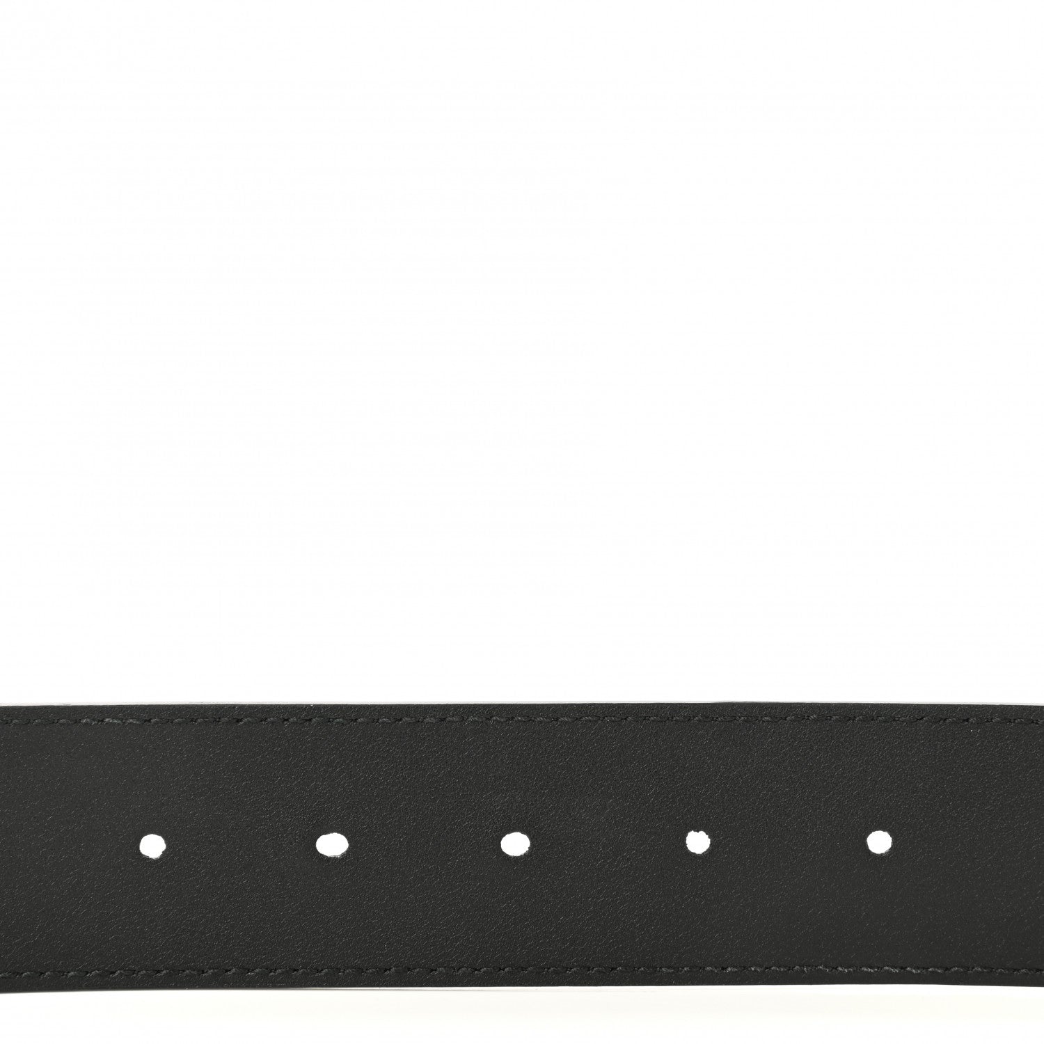 Gucci Moon Calfskin Nickel Double G 40mm Belt 110 44 Black 5 of 6