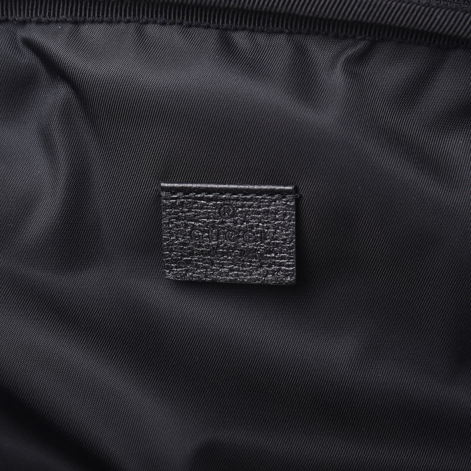 Gucci Nylon Twill 80s Logo Patch Backpack Black 5 of 9