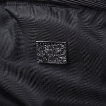 Gucci Nylon Twill 80s Logo Patch Backpack Black 5 of 9