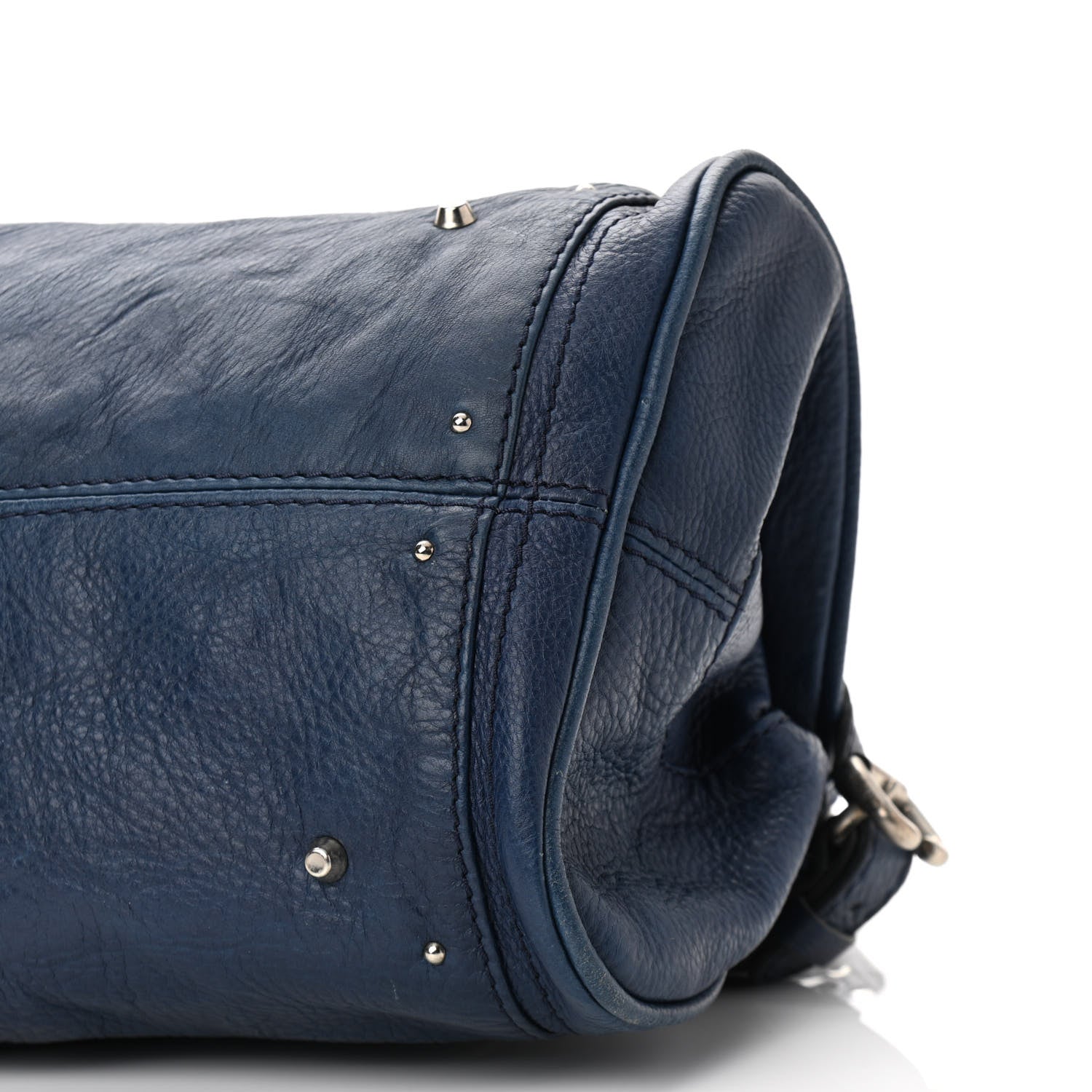 Chloe Calfskin Paddington Satchel Blue 9 of 10