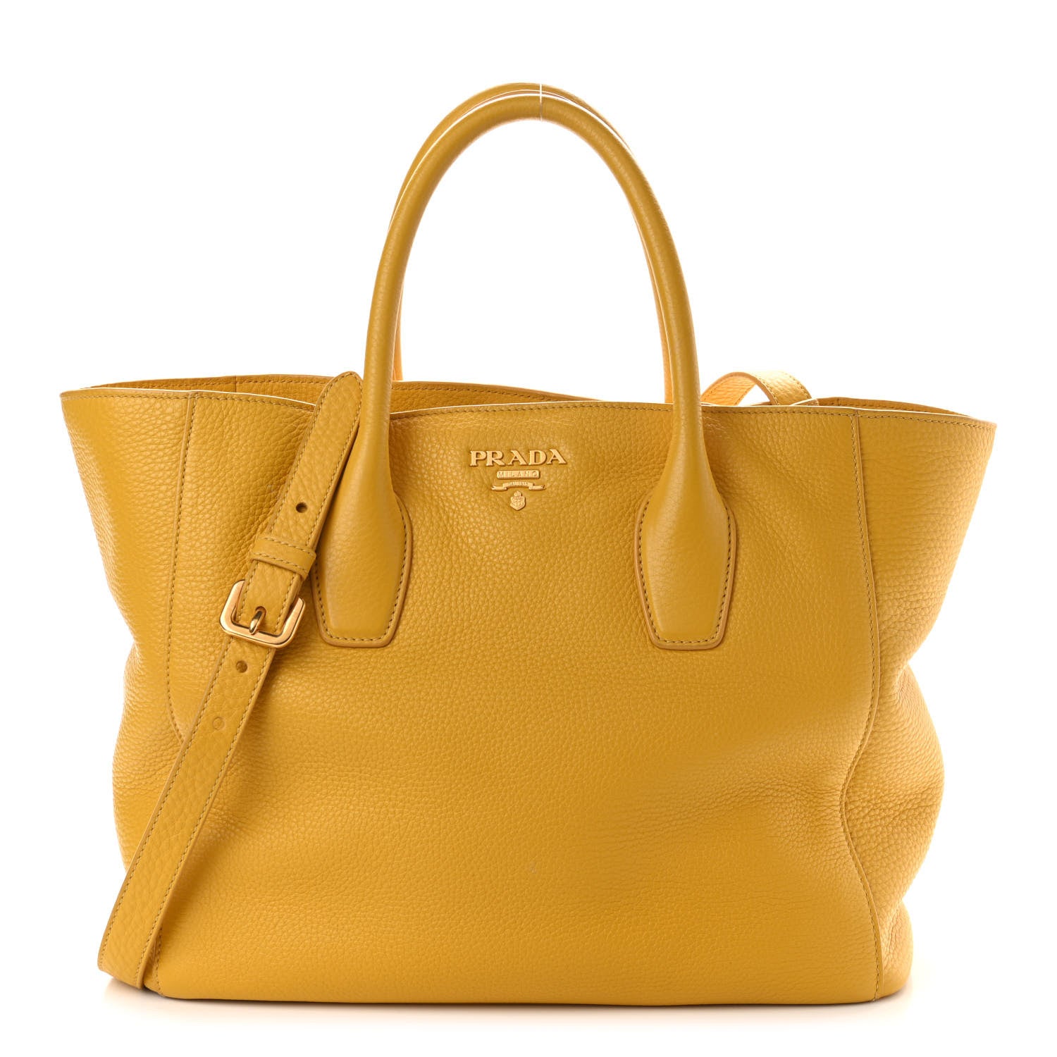 Prada Vitello Daino Tote Mimosa 1 of 15