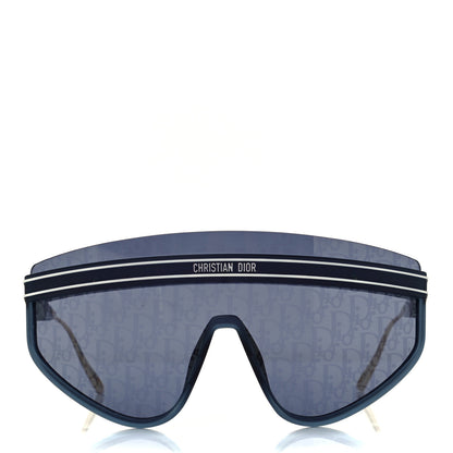 Christian Dior Oblique Mask DiorClub M2U Sunglasses Translucent Blue 2 of 8