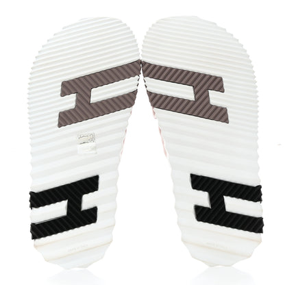 Hermes Nappa Infra Sandals 38.5 Rose Porcelaine 5 of 9