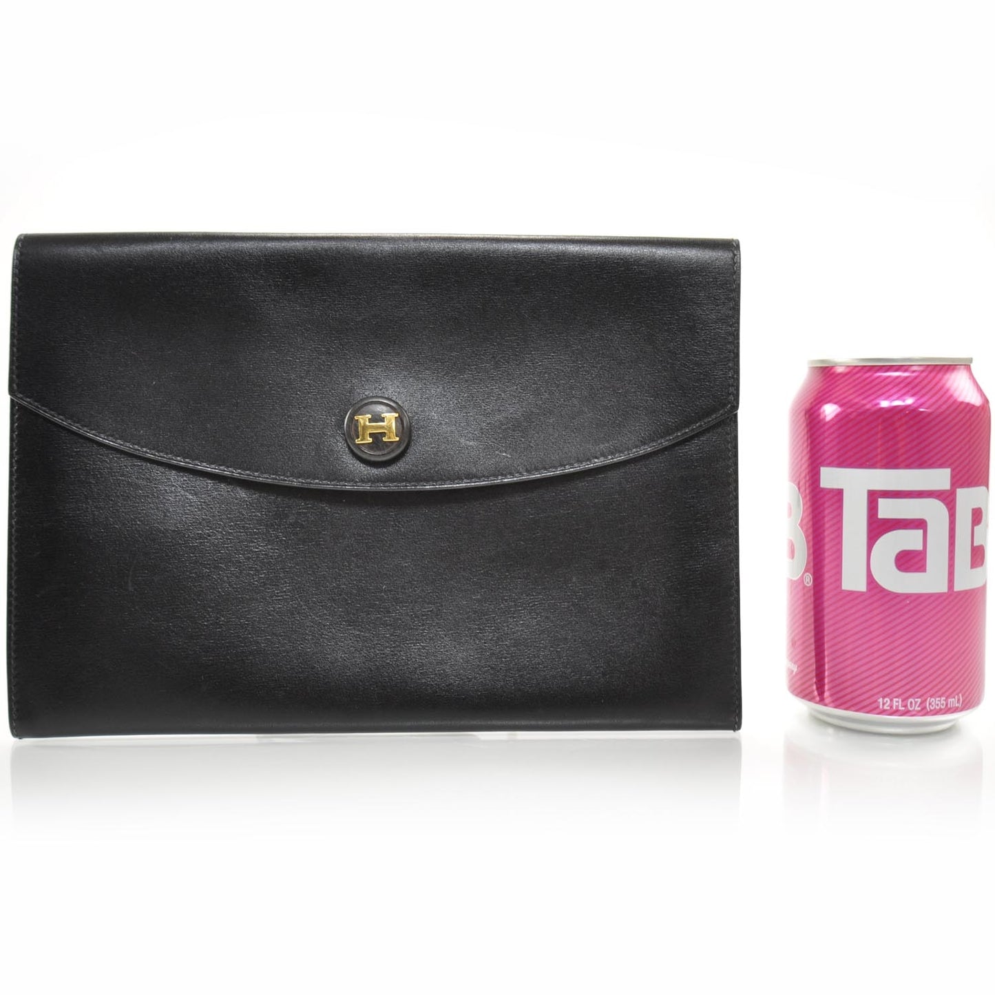 Box Leather Pochette Rio Black