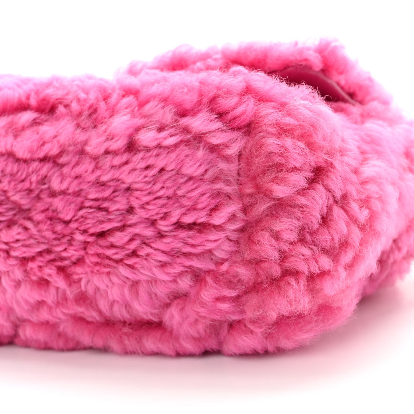 Shearling Sheepskin Medium Chanel 19 Flap Pink