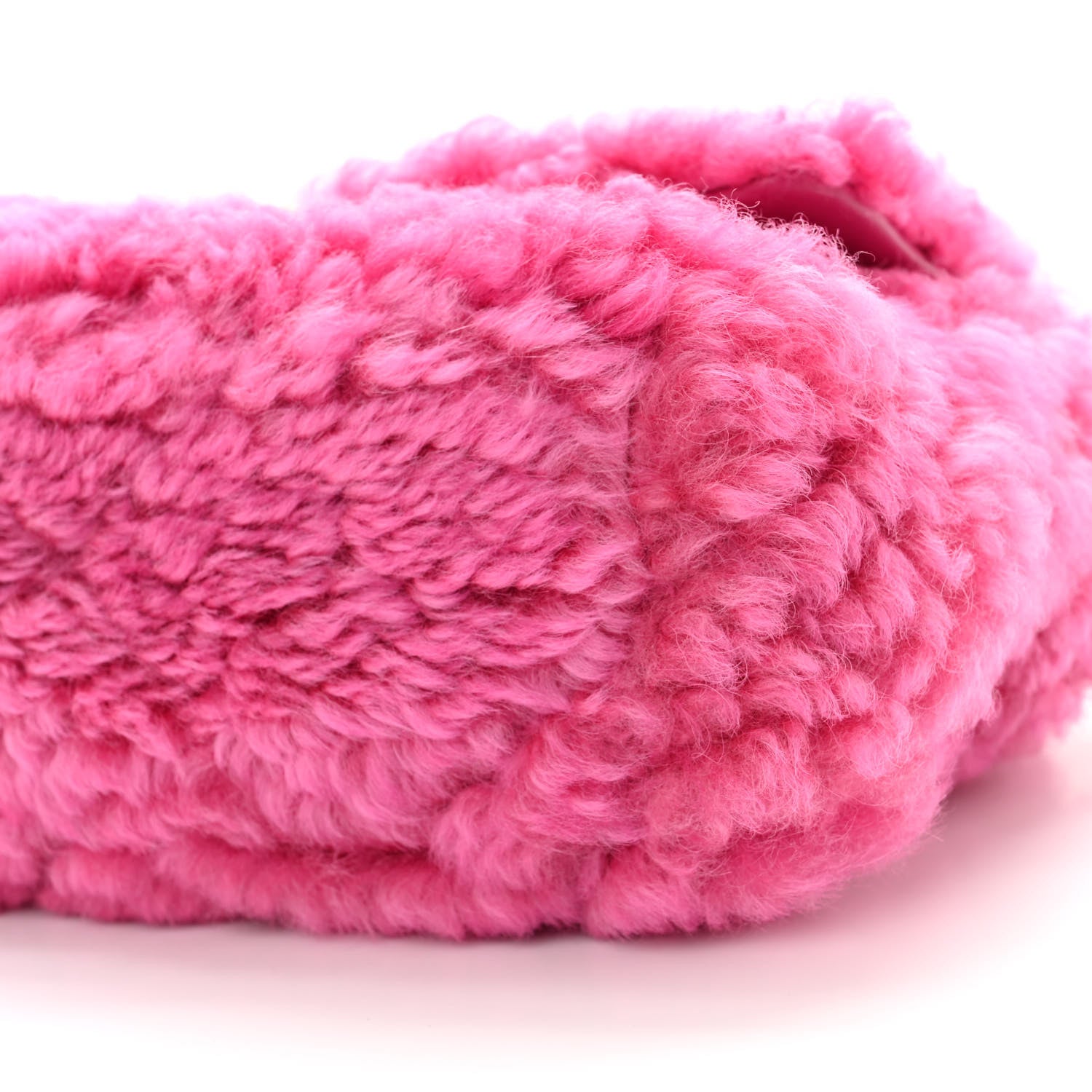 Chanel Shearling Sheepskin Medium Chanel 19 Flap Pink 10 of 10