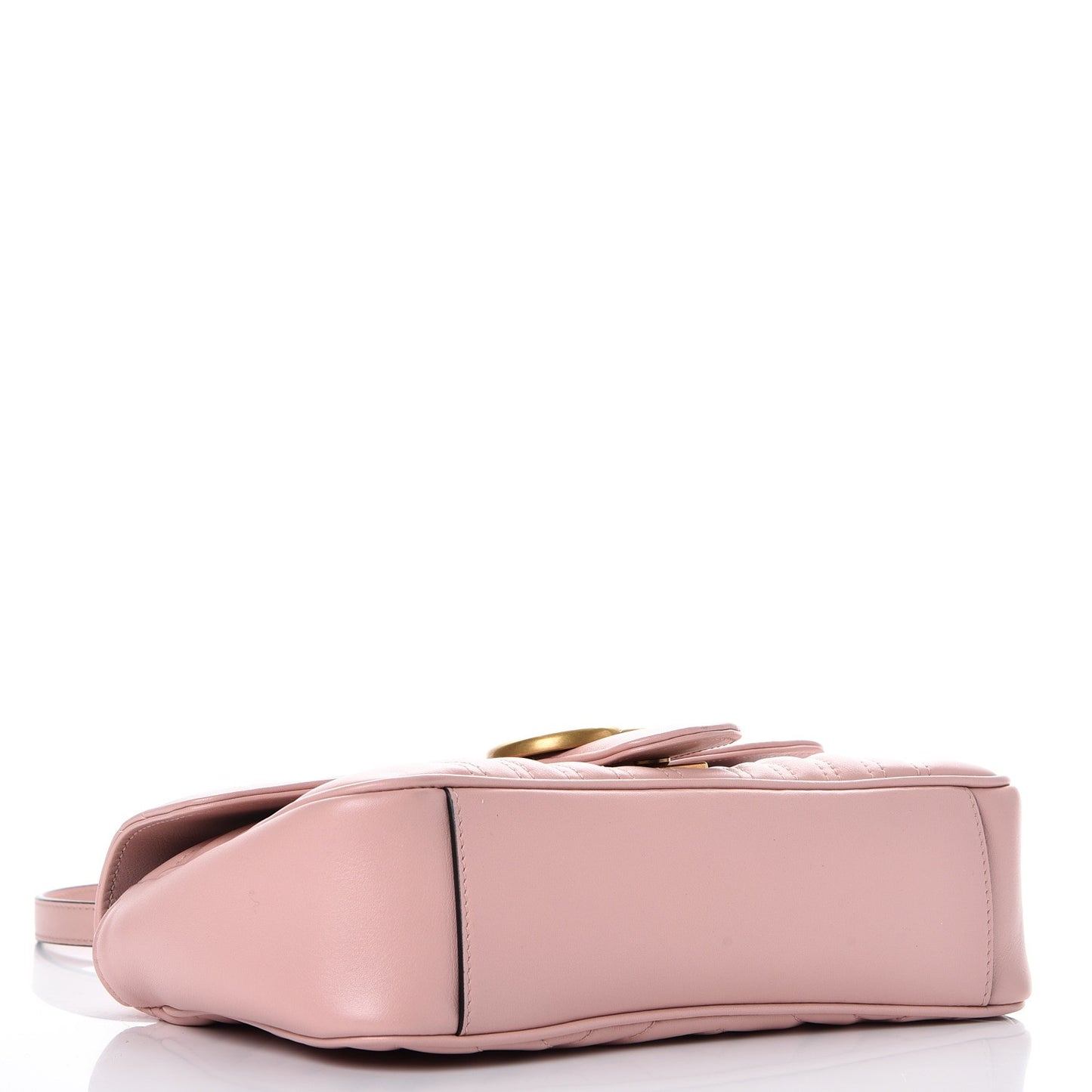 Calfskin Matelasse Small GG Marmont Shoulder Bag Perfect Pink
