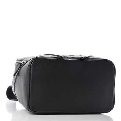 MCM Calfskin Ottomar Monogram Duke Backpack Black 4 of 9