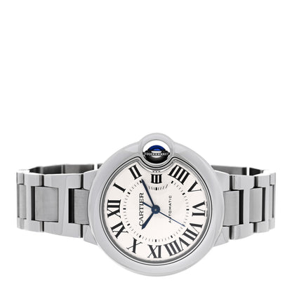 Cartier Stainless Steel 33mm Ballon Bleu De Cartier Automatic Watch 2 of 5