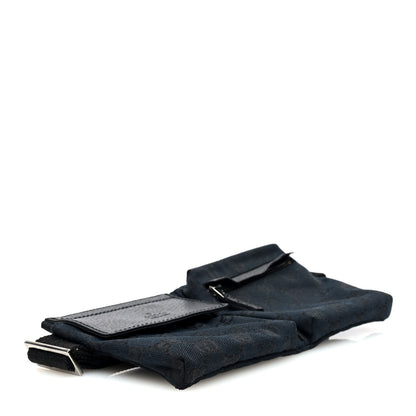Gucci GG Monogram Double Pocket Belt Bag Black 4 of 10
