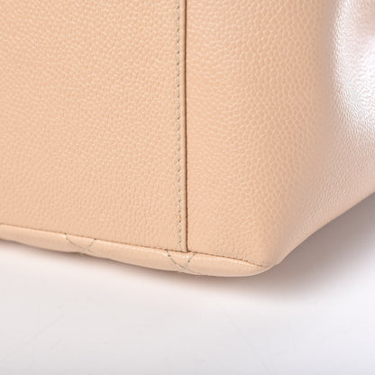 Chanel Caviar Quilted Grand Shopping Tote GST Beige Clair 11 of 11