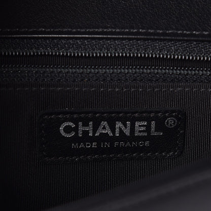 Chanel Calfskin Quilted New Medium Boy Flap So Black 14 of 16