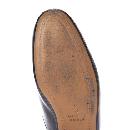 Gucci Calfskin Tiger Embroidered Mens Princetown Slippers 7 Black 10 of 19
