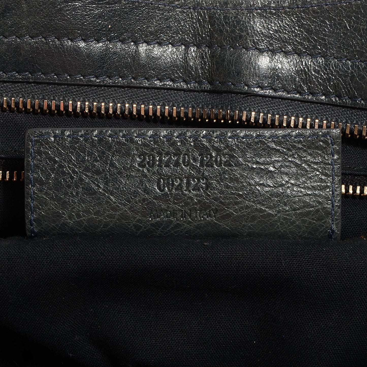 Agneau Giant 12 Rose Gold Hardware City Anthracite