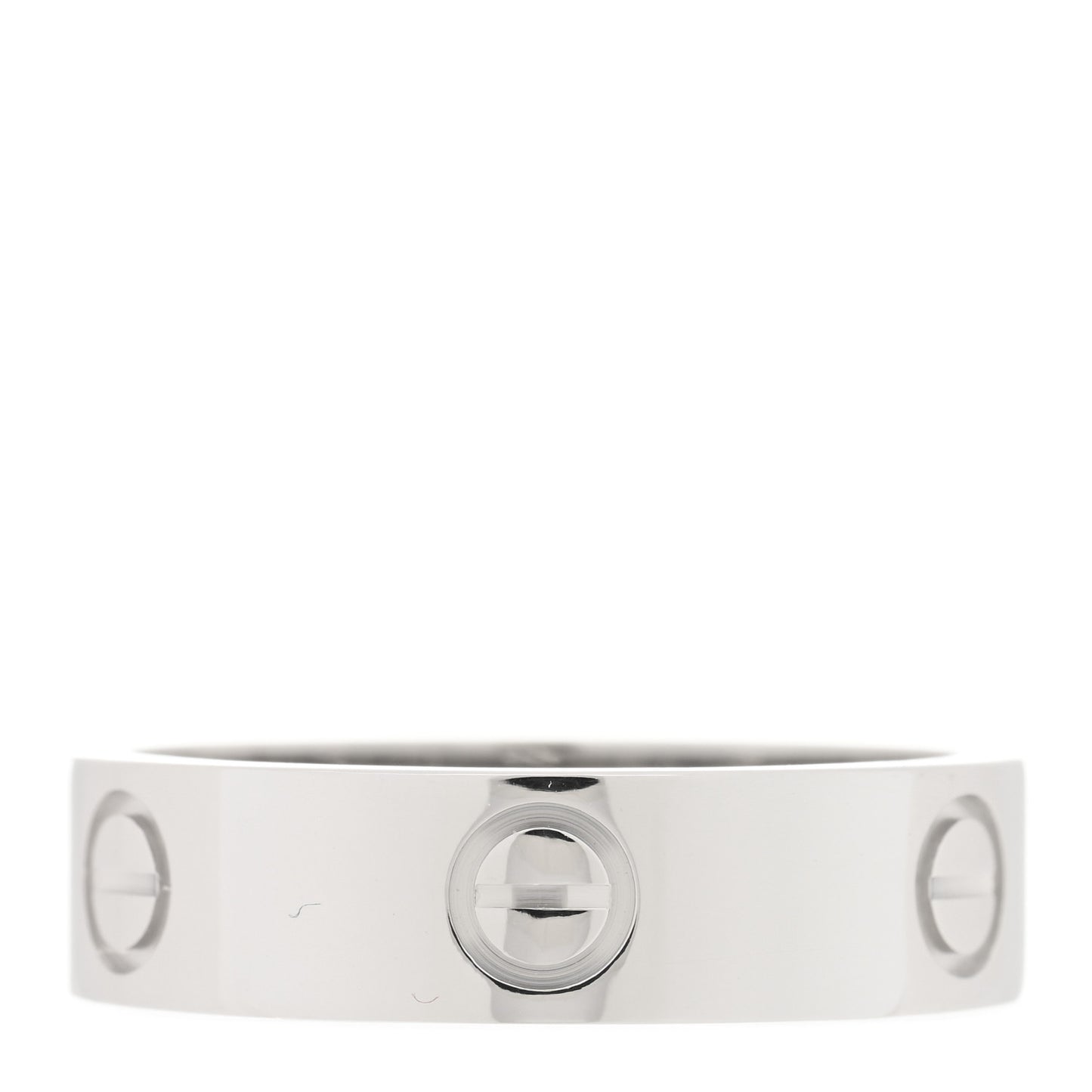 Platinum 5.5mm LOVE Ring 58 8.25