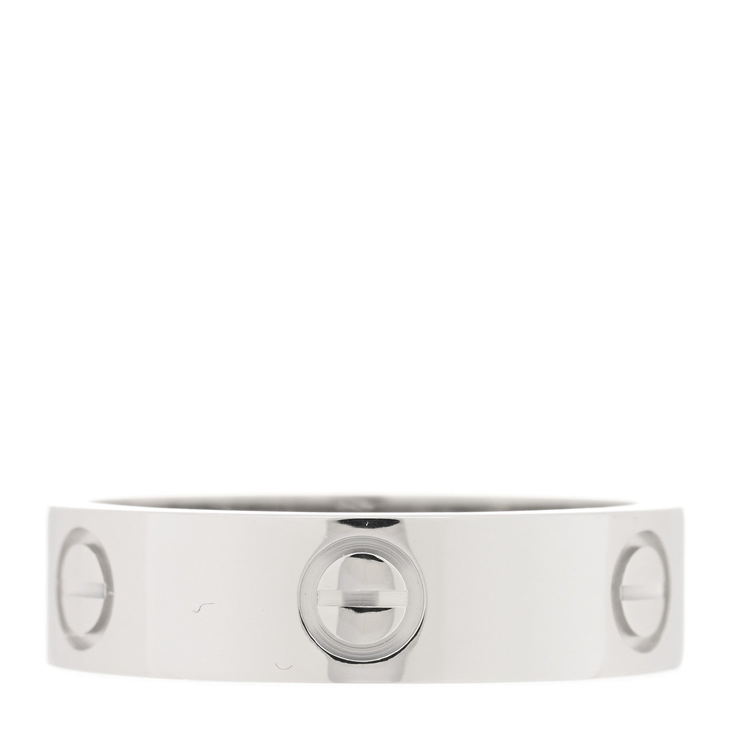 Cartier Platinum 5.5mm LOVE Ring 58 8.25 3 of 4