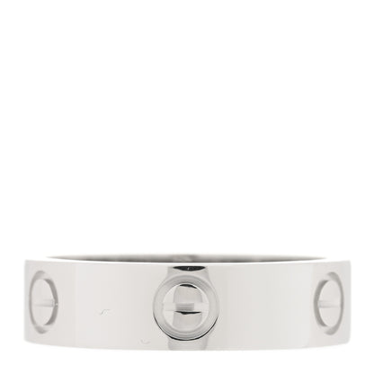 Cartier Platinum 5.5mm LOVE Ring 58 8.25 3 of 4