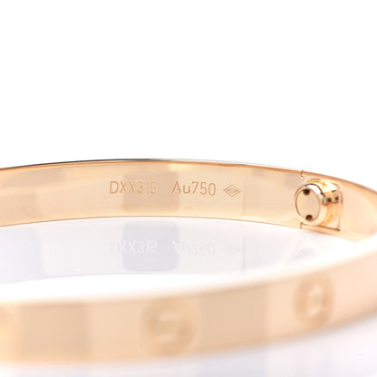 Cartier 18K Yellow Gold LOVE Bracelet 18 6 of 7