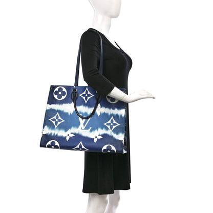 Louis Vuitton Monogram Escale Onthego GM Blue 2 of 8