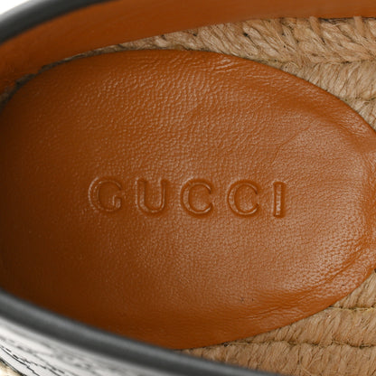 Gucci Microguccissima Signature Espadrilles 38 Black 6 of 9
