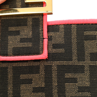 Fendi Fabric Jacquard FF 1974 Baguette Tobacco Moro Fuxia Fluo 11 of 12