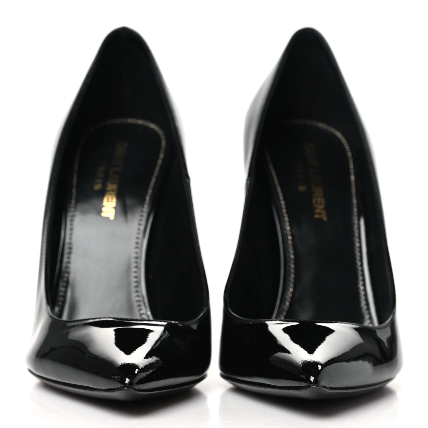 Saint Laurent Patent Opyum 110 Pumps 38 Black 3 of 11