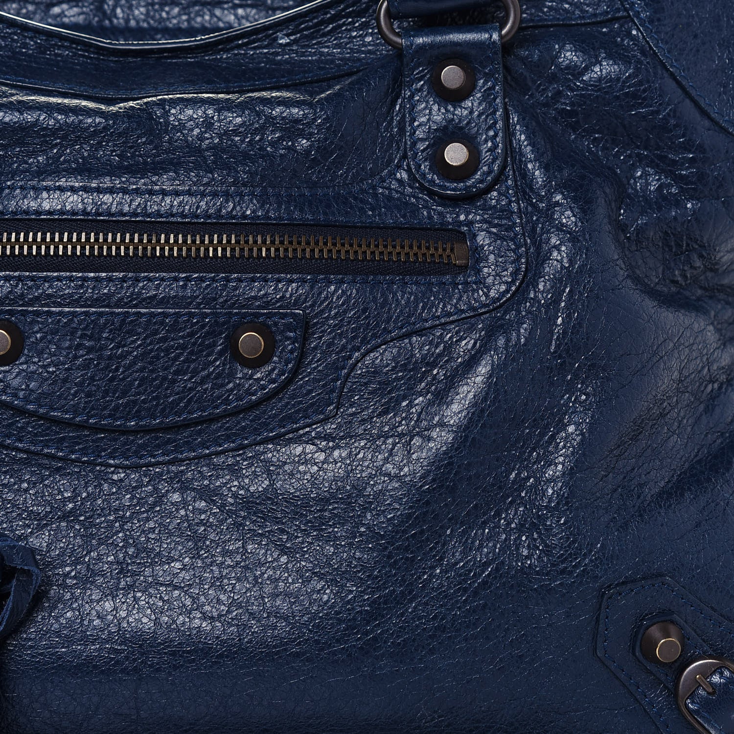 Balenciaga Agneau Classic Hardware City Bleu Obscur 6 of 18