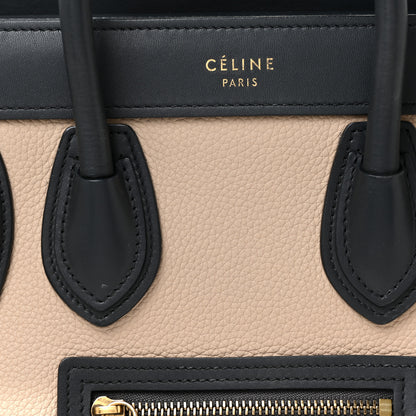 Celine Baby Grained Calfskin Nubuck Nano Tri-Color Luggage Fuchsia 8 of 26
