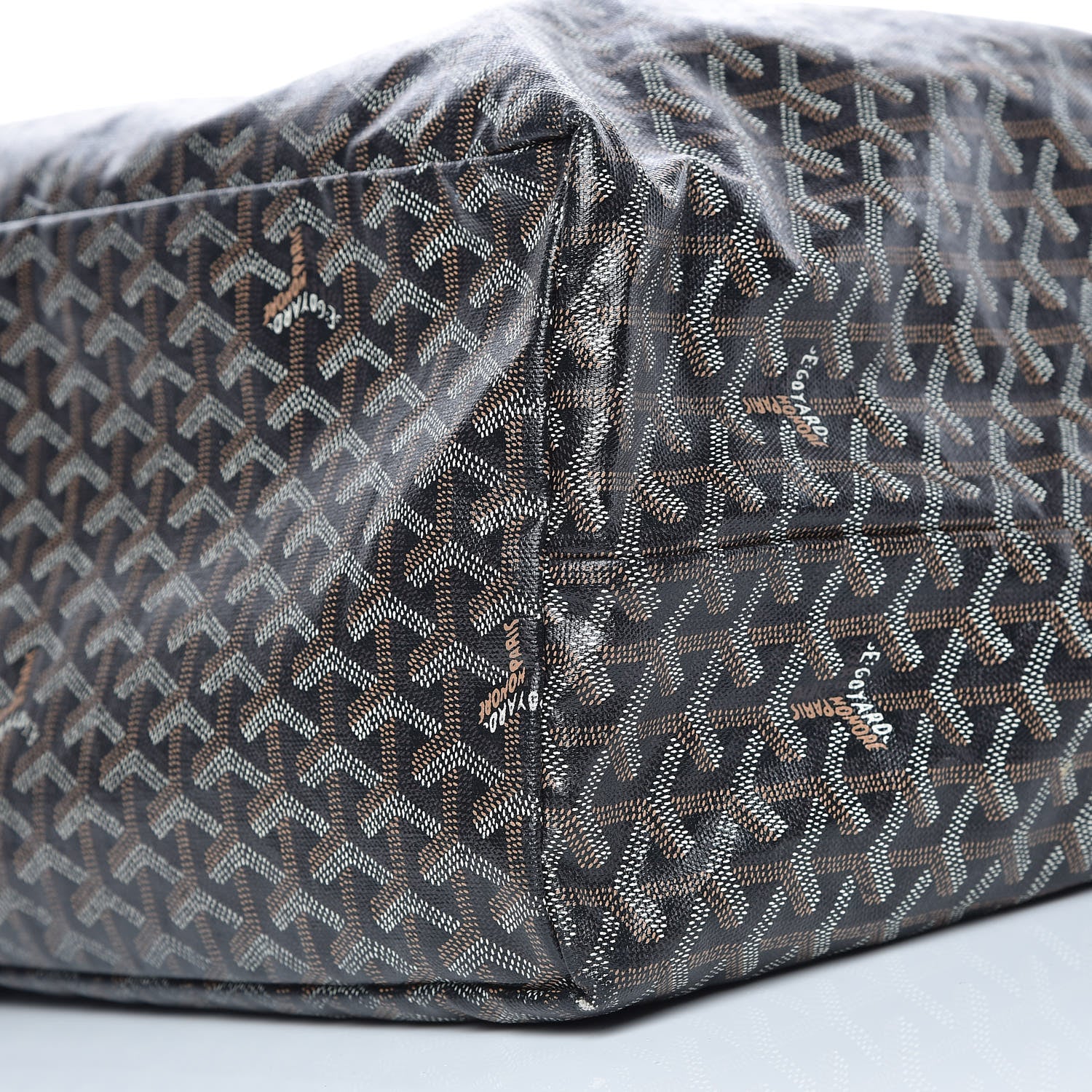 Goyard Goyardine Saint Louis GM Black Gold 13 of 15