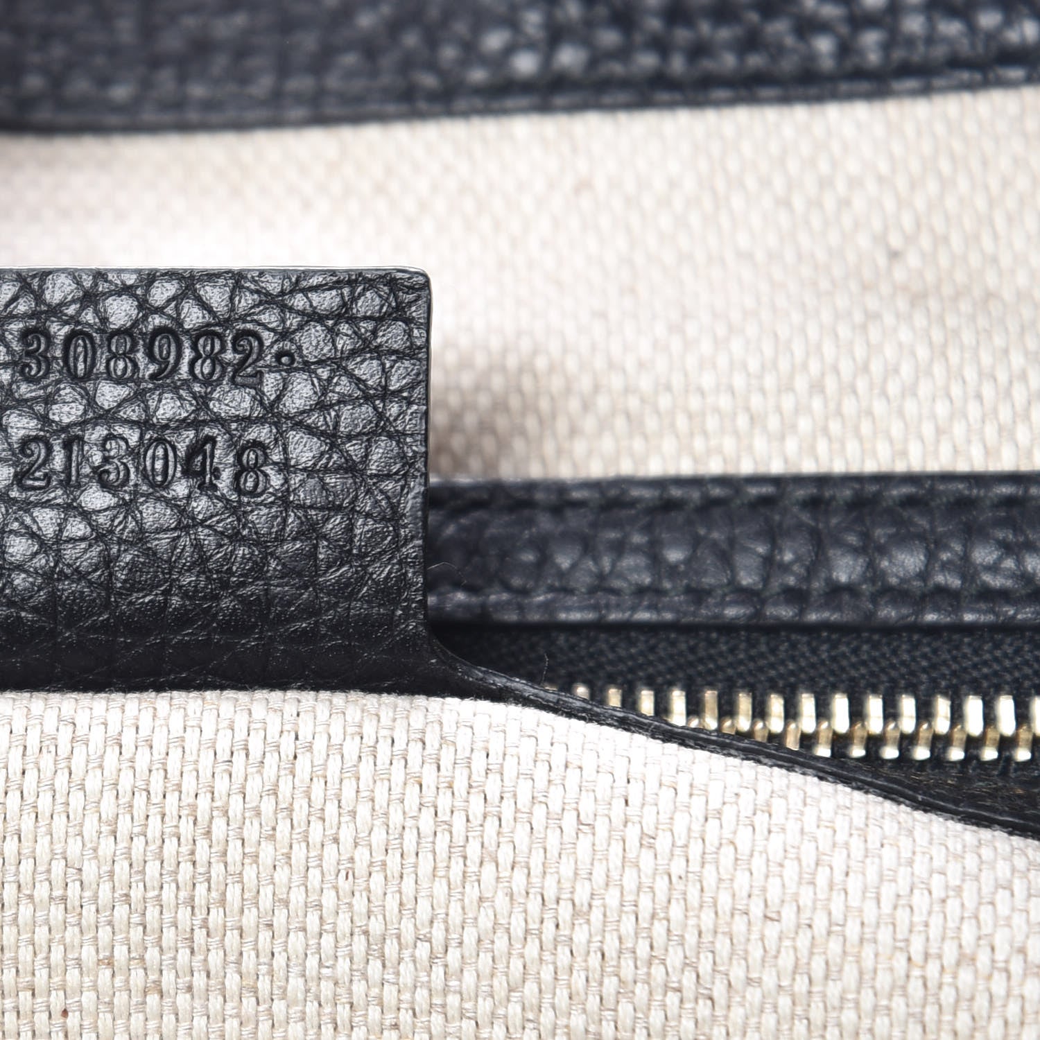 Gucci Pebbled Calfskin Medium Soho Chain Shoulder Bag Black 7 of 10