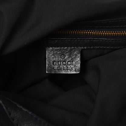 Gucci Monogram Large Jockey Hobo Black 7 of 17