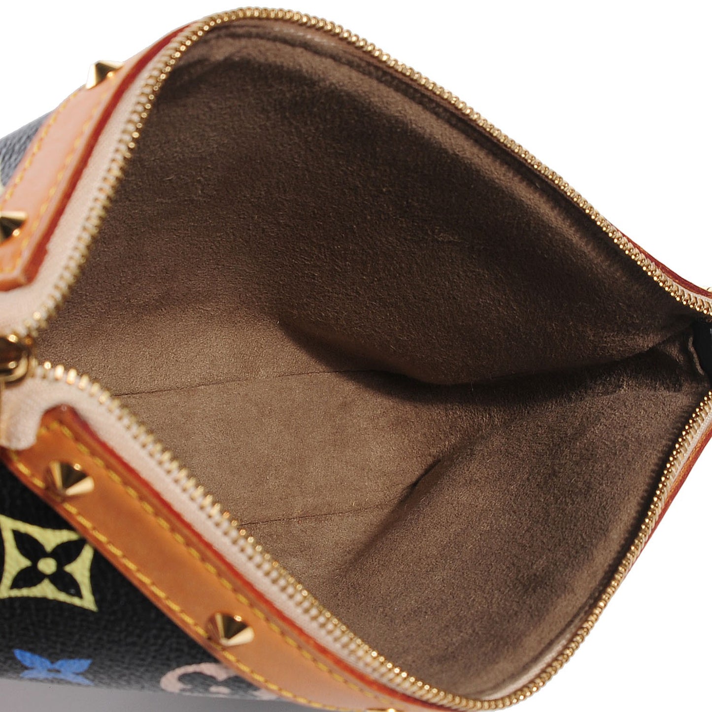 Monogram Multicolor Pochette Accessories Black