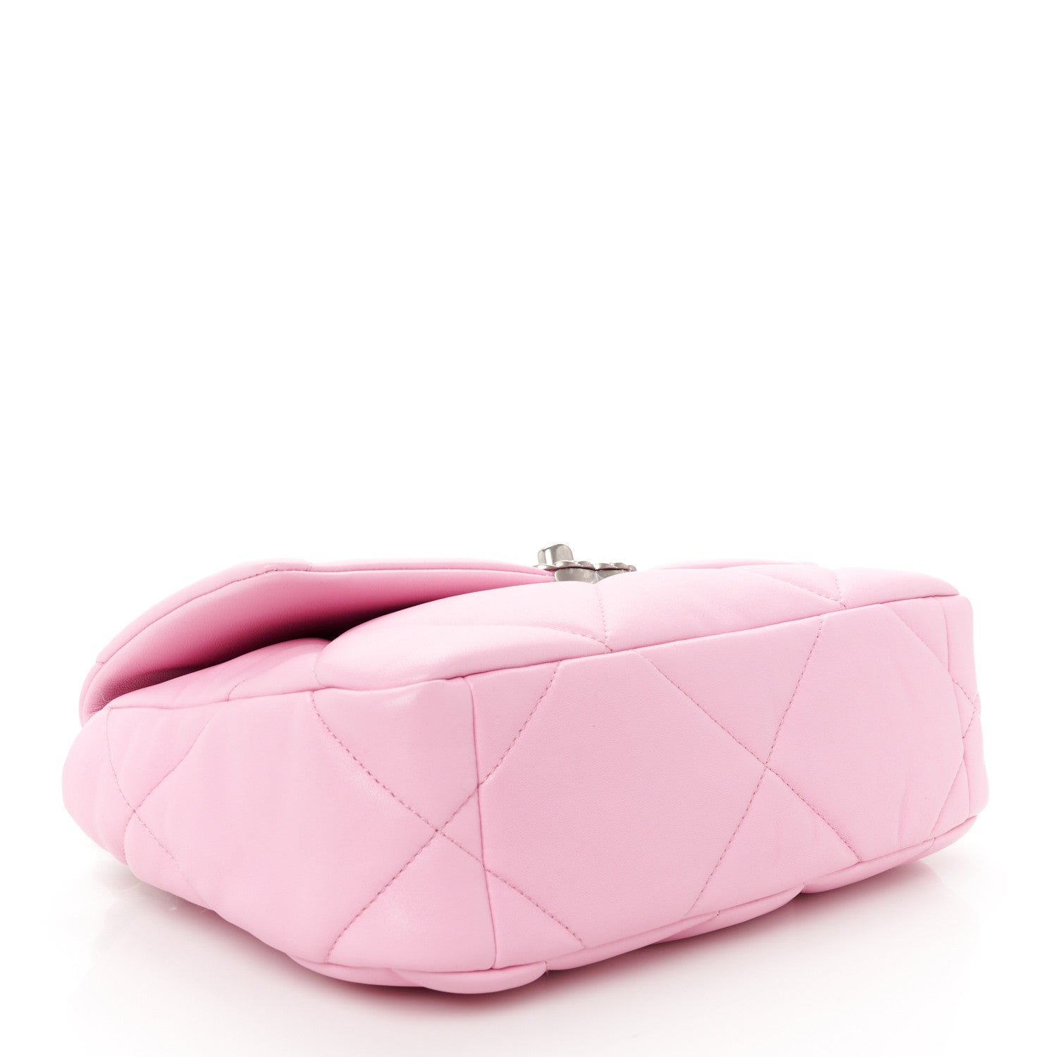 Chanel Lambskin Quilted Medium Chanel 19 Flap Pink 4 of 10