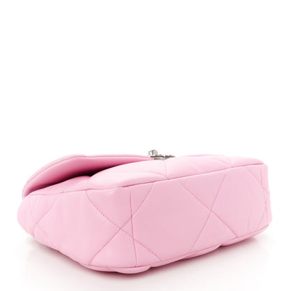 Chanel Lambskin Quilted Medium Chanel 19 Flap Pink 4 of 10