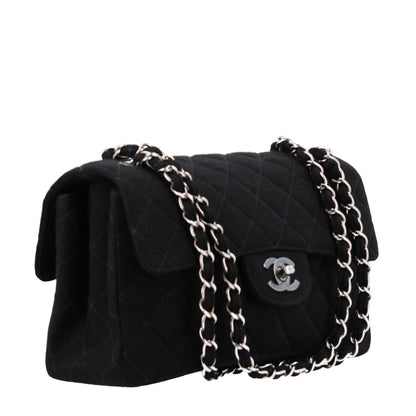 Chanel Jersey Double Sided Jumbo Flap Black 3 of 11