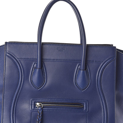Celine Supple Calfskin Medium Phantom Luggage Indigo 7 of 9