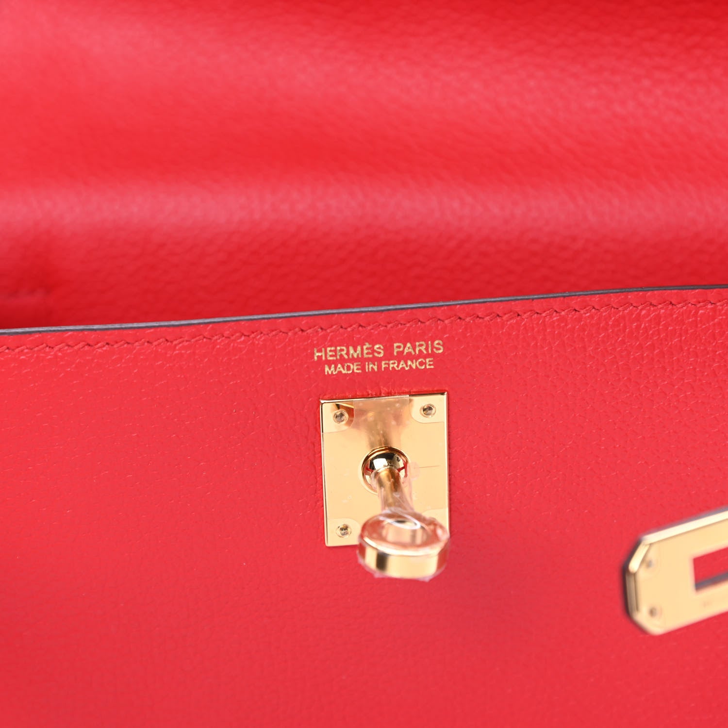 Hermes Evercolor Kelly Danse II Belt Bag Rouge De Coeur 6 of 11