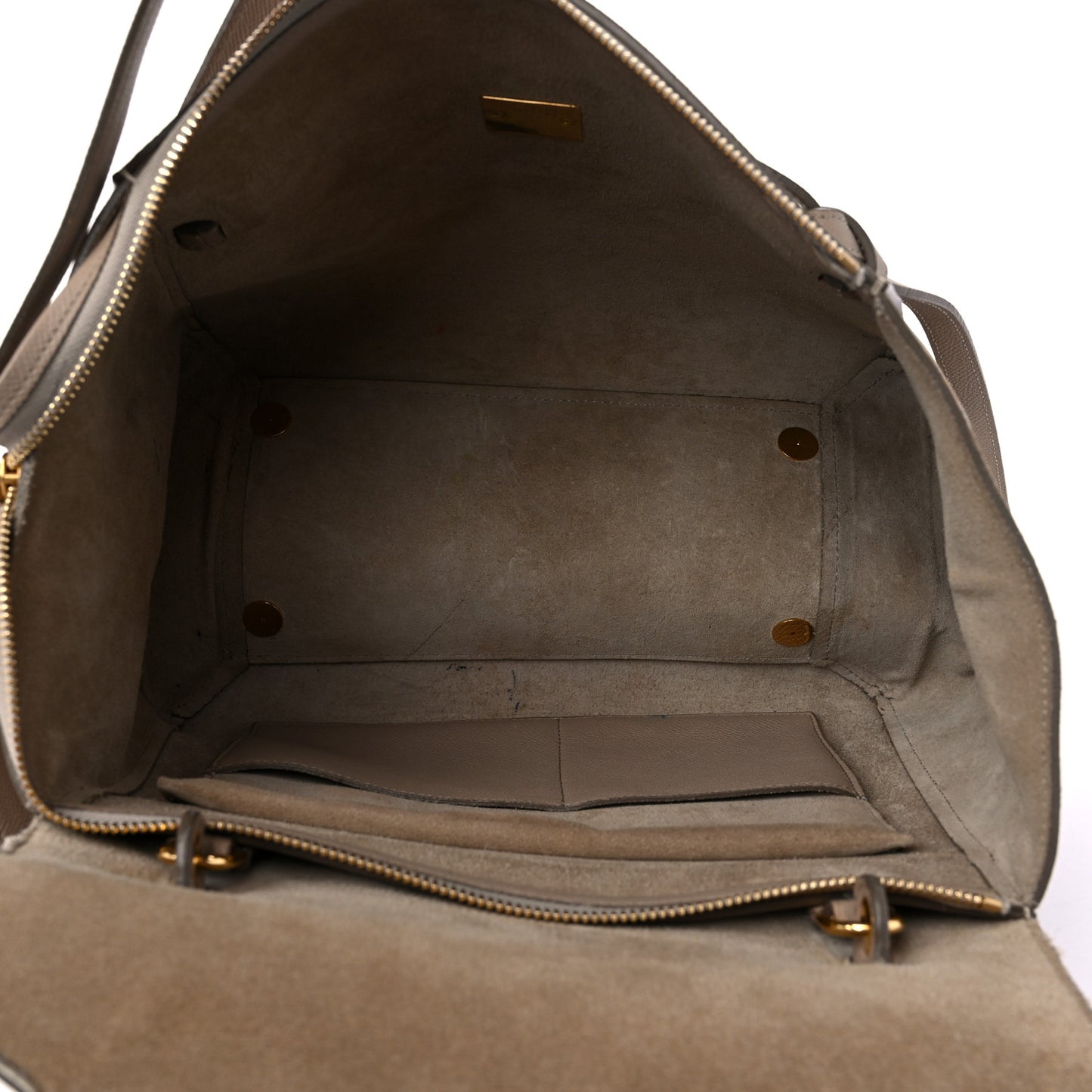 Grained Calfskin Mini Belt Bag Light Taupe