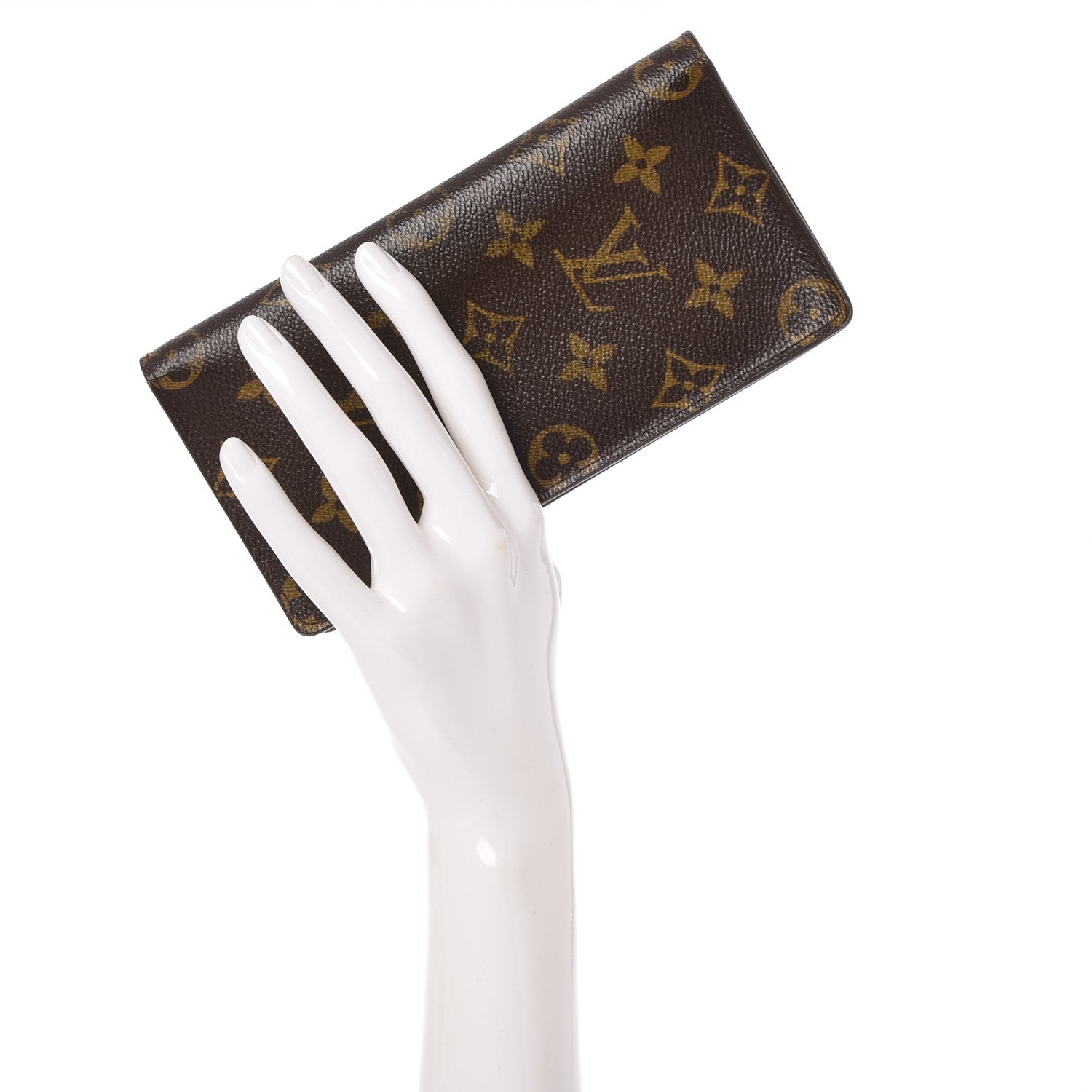 Louis Vuitton Monogram Porte Valeurs Checkbook Wallet 2 of 6
