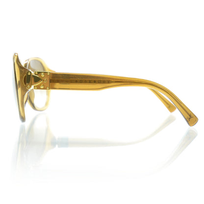 Louis Vuitton Oversized Soupcon Sunglasses Light Glitter Honey 4 of 11