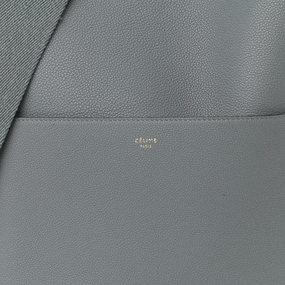 Celine Soft Grained Calfskin Sangle Bucket Bag Storm 7 of 14