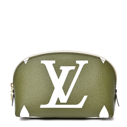 Louis Vuitton Monogram Giant Cosmetic Pouch Kaki 1 of 8