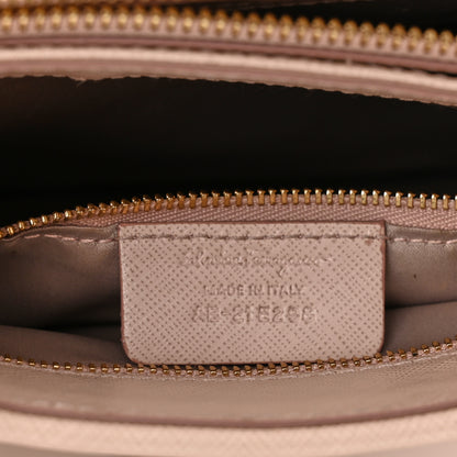 Salvatore Ferragamo Printed Calfskin Tracy Vara Tote Macaron 7 of 12