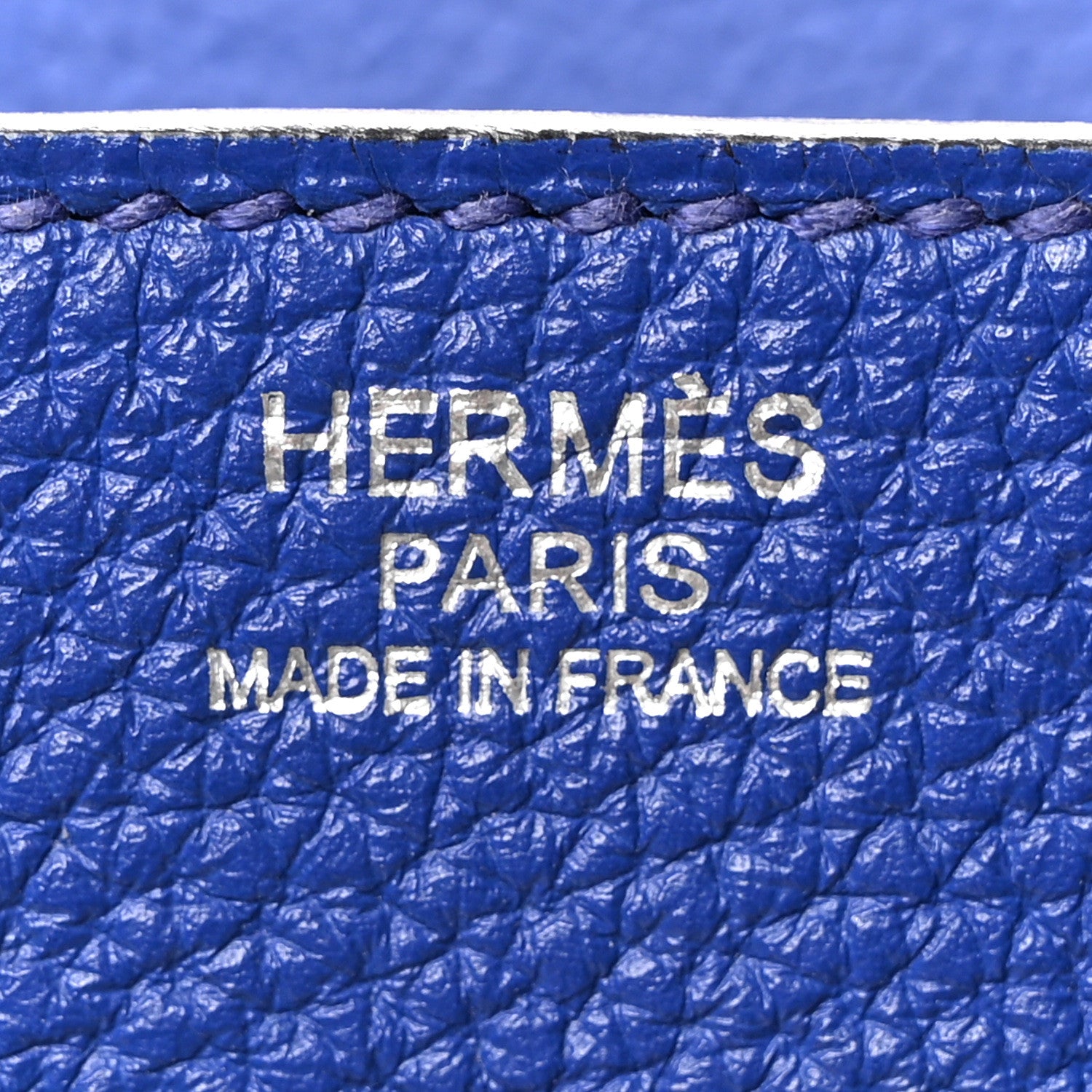 Hermes Togo Birkin 30 Bleu Electrique 7 of 10