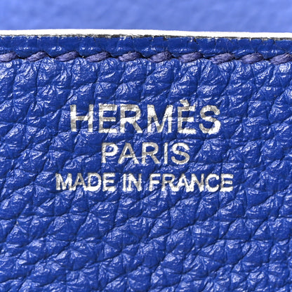 Hermes Togo Birkin 30 Bleu Electrique 7 of 10