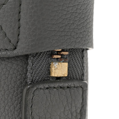 Celine Baby Drummed Calfskin Micro Luggage Kohl 12 of 18