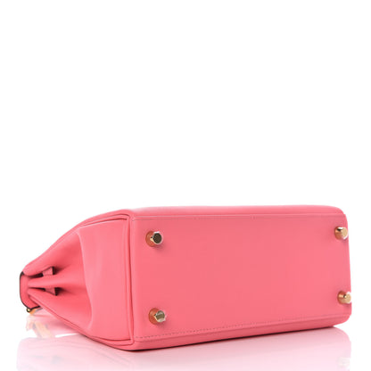 Hermes Swift Kelly Retourne 25 Rose Lipstick 4 of 37