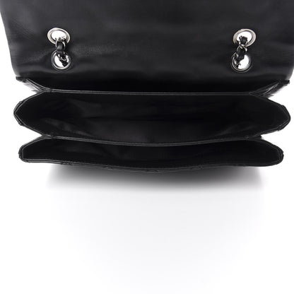 Chanel Lambskin Quilted Jumbo 3 Flap Black 5 of 14